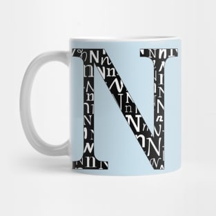 N Filled - Typography Mug